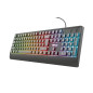 Trust Ziva tastiera Gaming USB QWERTY Italiano Nero