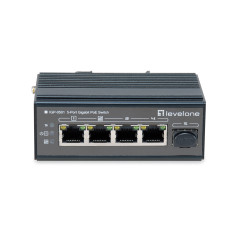 LevelOne IGP-0501 switch di rete Gigabit Ethernet (10 100 1000) Supporto Power over Ethernet (PoE) Nero