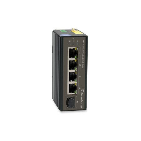 LevelOne IGP-0501 switch di rete Gigabit Ethernet (10/100/1000) Supporto Power over Ethernet (PoE) Nero