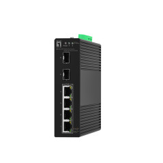 LevelOne IGS-2106P switch di rete Gestito L2 Gigabit Ethernet (10 100 1000) Supporto Power over Ethernet (PoE) Nero