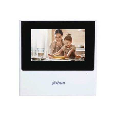 Dahua Technology VTH2611L-WP sistema per video-citofono 10,9 cm (4.3") Nero, Bianco