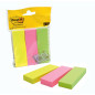 3M 671-3 pouch autoadesiva Rettangolo Verde, Rosa, Giallo 100 fogli Autoadesivo