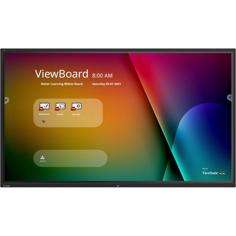 Viewsonic IFP9850-4 visualizzatore di messaggi Pannello piatto interattivo 2,49 m (98") LCD Wi-Fi 350 cd/m² 4K Ultra HD Nero