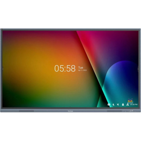 Viewsonic IFP7533-G visualizzatore di messaggi Pannello piatto interattivo 190,5 cm (75") LCD 350 cd/m² 4K Ultra HD Nero Touch