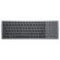 DELL KB740 tastiera Ufficio RF senza fili + Bluetooth QWERTY US International Grigio, Nero