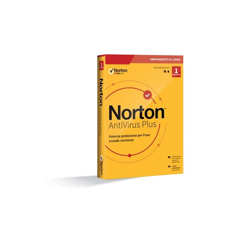 Norton AntiVirus Plus 2020 Sicurezza antivirus Full 1 licenza/e 1 anno/i