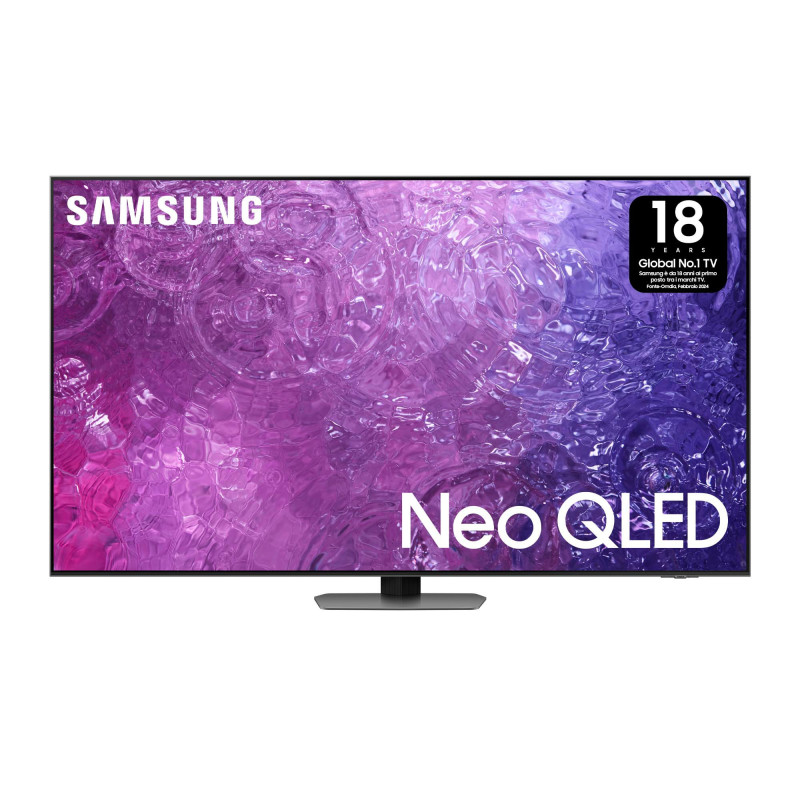 Samsung Series 9 TV QE75QN90CATXZT Neo QLED 4K, Smart TV 75" Processore Neural Quantum 4K, Dolby Atmos e OTS+, Carbon Silver