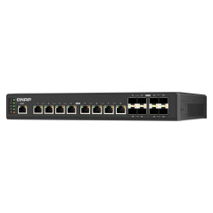 QNAP QSW-IM3216-8S8T switch di rete Gestito 10G Ethernet (100/1000/10000) Nero