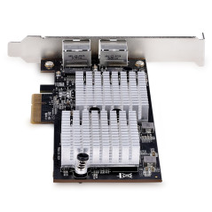 StarTech.com Scheda di Rete PCIe 10GbE a 2 Porte - Scheda di Espansione Ethernet Gigabit per PC Server, Adattatore di Rete PCI