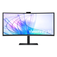 Samsung ViewFinity S6 S65VC Monitor PC 86,4 cm (34") 3440 x 1440 Pixel UltraWide Quad HD LCD Nero