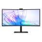 Samsung ViewFinity S6 S65VC Monitor PC 86,4 cm (34") 3440 x 1440 Pixel UltraWide Quad HD LCD Nero