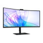 Samsung ViewFinity S6 S65VC Monitor PC 86,4 cm (34") 3440 x 1440 Pixel UltraWide Quad HD LCD Nero