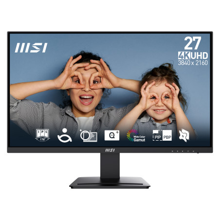 MSI Pro MP273U Monitor PC 68,6 cm (27") 3840 x 2160 Pixel 4K Ultra HD Nero