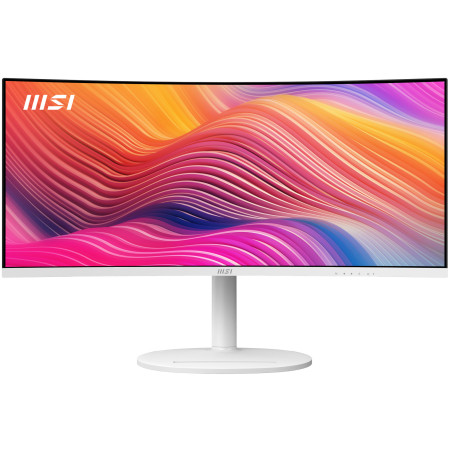 MSI Modern MD342CQPW Monitor PC 86,4 cm (34") 3440 x 1440 Pixel UltraWide Quad HD Bianco