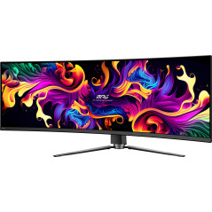 MSI MPG 491CQPX QD-OLED Monitor PC 124,5 cm (49") 5120 x 1440 Pixel Dual QHD Nero