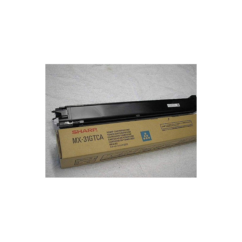 Sharp MX-31GTCA cartuccia toner 1 pz Originale Ciano