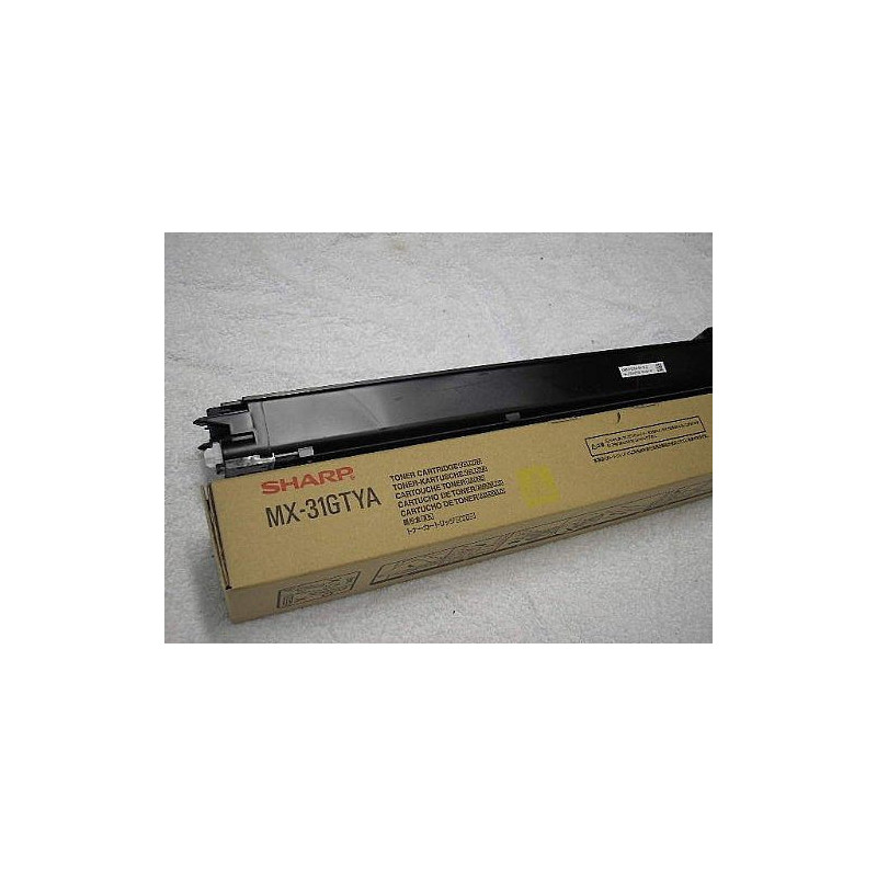 Sharp MX-31GTYA cartuccia toner 1 pz Originale Giallo