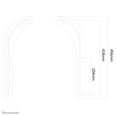 Neomounts supporto per soundbar