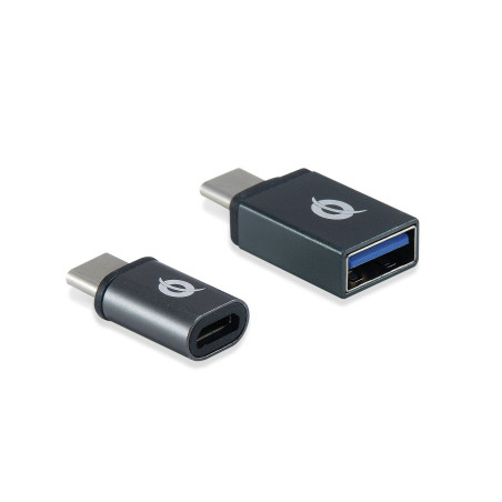 Conceptronic DONN04G adattatore per inversione del genere dei cavi USB 3.1 Gen 1 Type-C, USB 2.0 Type-C USB 3.1 Gen 1 Type-A,