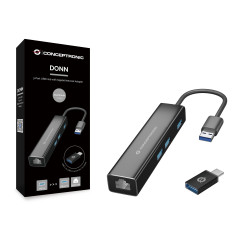 Conceptronic DONN07BA USB 3.2 Gen 1 (3.1 Gen 1) Type-A Nero