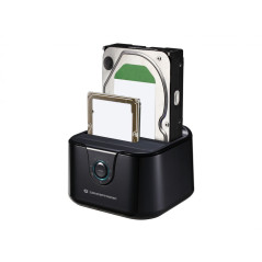 Conceptronic DONN12B docking station per unità di archiviazione USB 3.2 Gen 1 (3.1 Gen 1) Type-B Nero