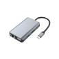 Conceptronic DONN21G replicatore di porte e docking station per laptop Cablato USB 3.2 Gen 1 (3.1 Gen 1) Type-C Grigio