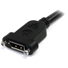 StarTech.com Cavo DisplayPort a Pannello da 1m - 4K x 2K - Adattatore DisplayPort 1.2 da Maschio a Femmina - Cavo di Prolunga