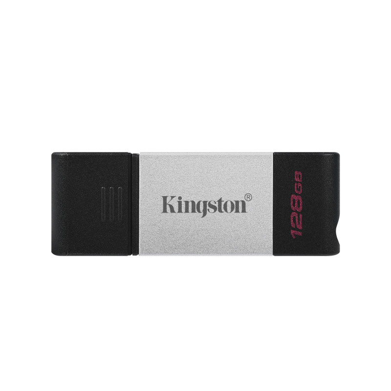 Kingston Technology DataTraveler 80 unità flash USB 128 GB USB tipo-C 3.2 Gen 1 (3.1 Gen 1) Nero, Argento