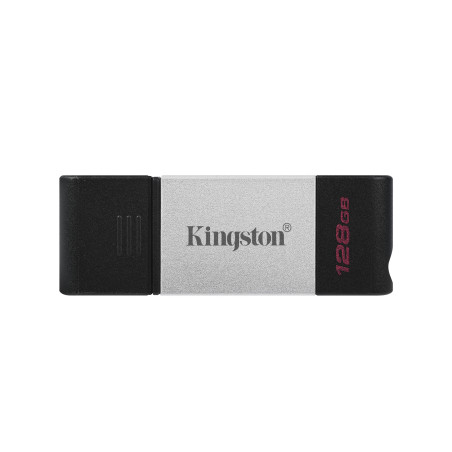 Kingston Technology DataTraveler 80 unità flash USB 128 GB USB tipo-C 3.2 Gen 1 (3.1 Gen 1) Nero, Argento