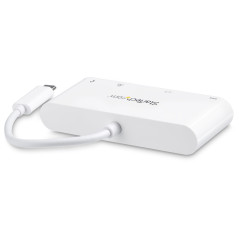 StarTech.com Adattatore Multiporta per Portatili USB-C - Power Delivery - DVI - GbE - USB 3.0