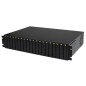 StarTech.com Chassis per convertitore media per montaggio in rack 2U da 20 slot per convertitore media in fibra ET Serie 2