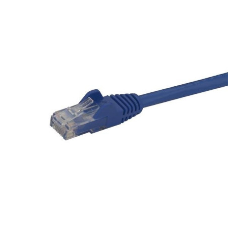 StarTech.com Cavo patch antigroviglio UTP RJ45 Cat6 Gigabit blu 0,5m - Cavo patch 0,5 m