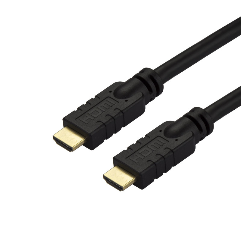 StarTech.com Cavo HDMI 2.0 da 10 m - Cavo HDMI attivo 4K a 60 Hz - Classificazione CL2 per installazione a parete - Cavo HDMI