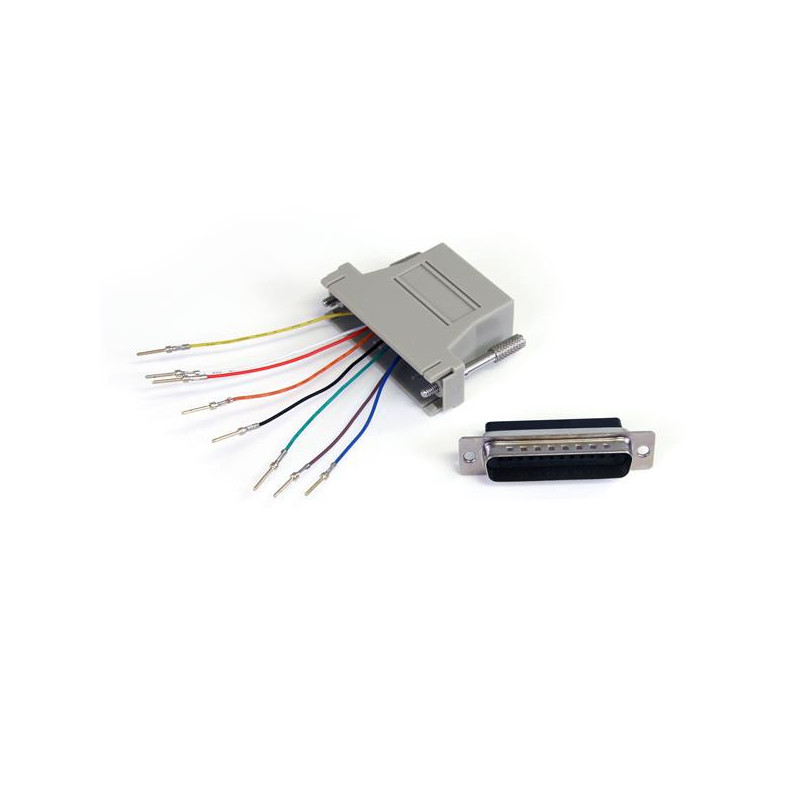 StarTech.com GC258MF adattatore per inversione del genere dei cavi DB-25 RJ-45 Grigio