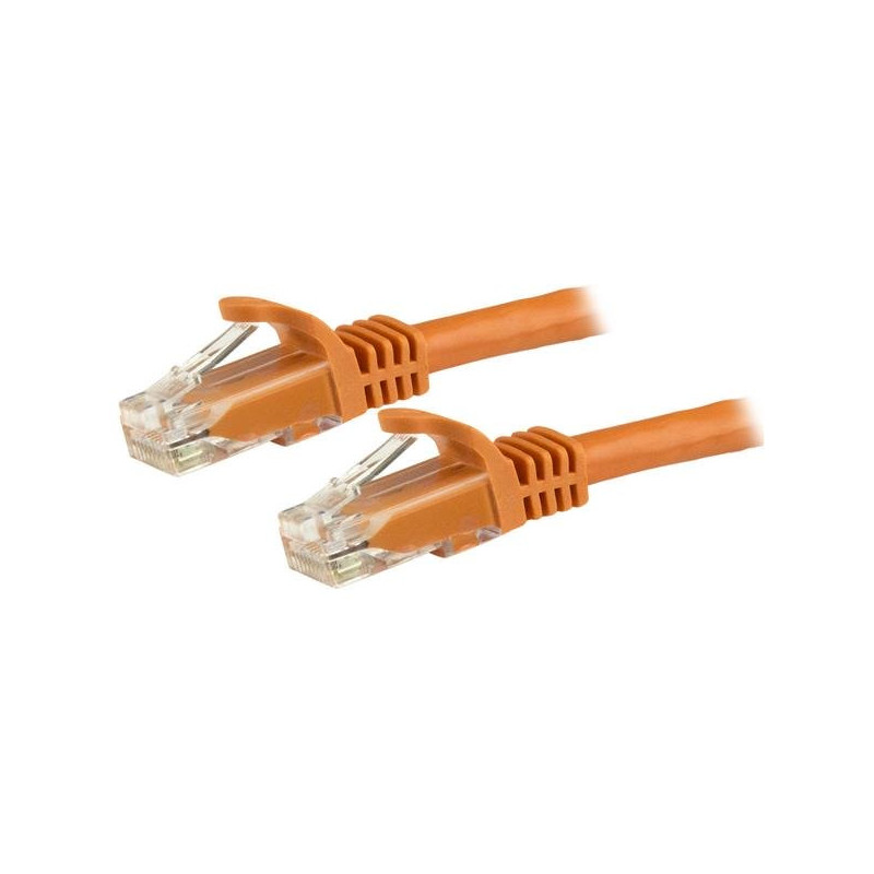 StarTech.com N6PATC15MOR cavo di rete Arancione 15 m Cat6 U/UTP (UTP)