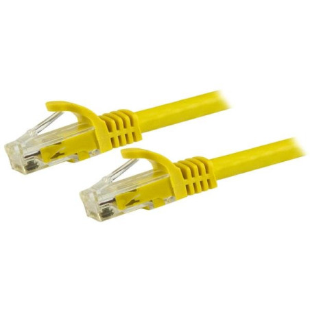 StarTech.com N6PATC15MYL cavo di rete Giallo 15 m Cat6 U/UTP (UTP)