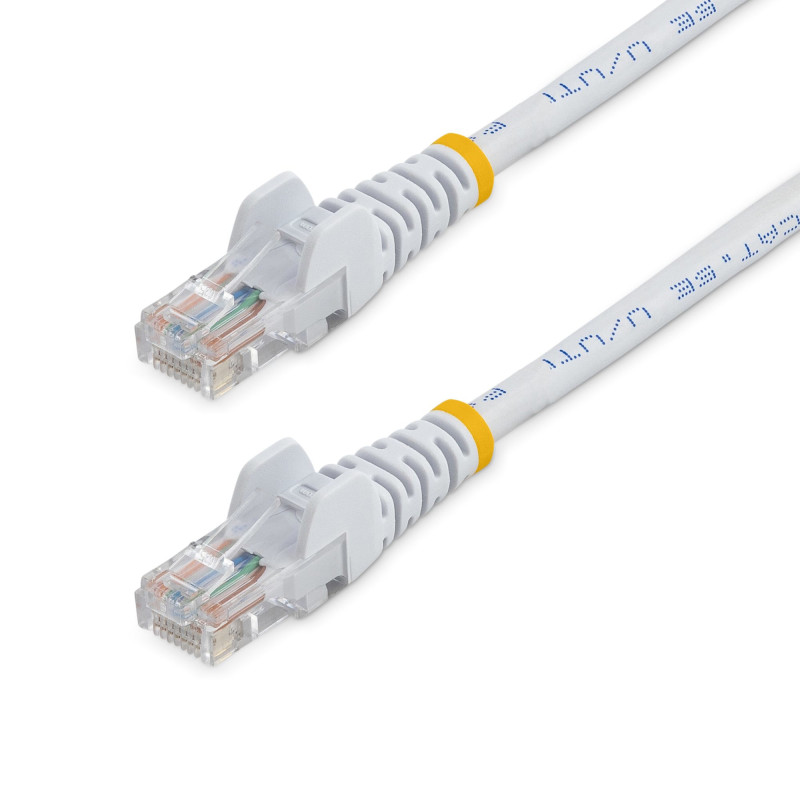 StarTech.com Cavo di rete CAT 5e - Cavo Patch Ethernet RJ45 UTP Bianco da 3m antigroviglio