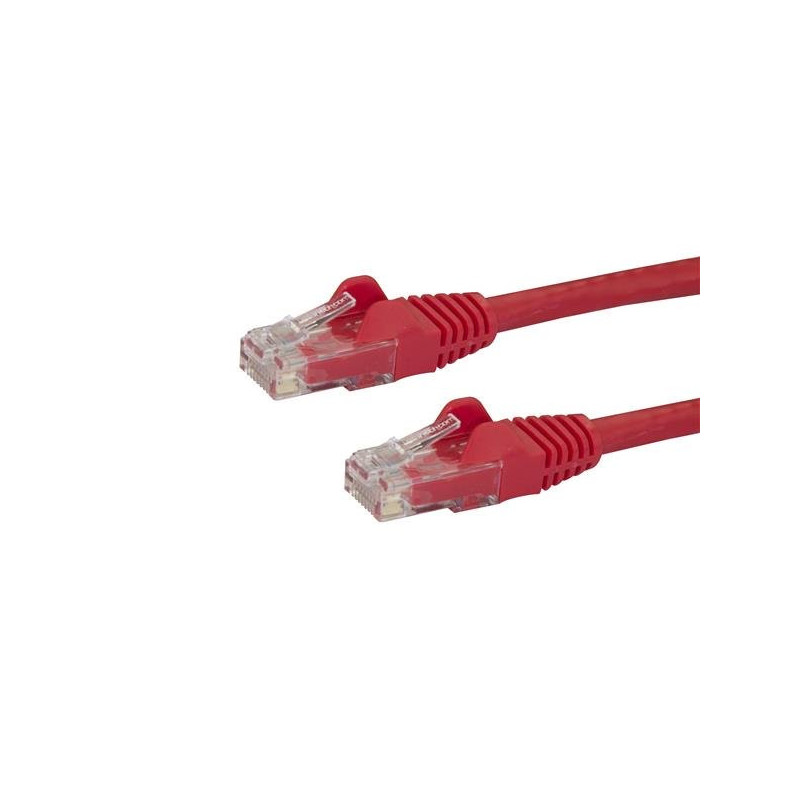 StarTech.com N6PATC7MRD cavo di rete Rosso 7 m Cat6 U/UTP (UTP)