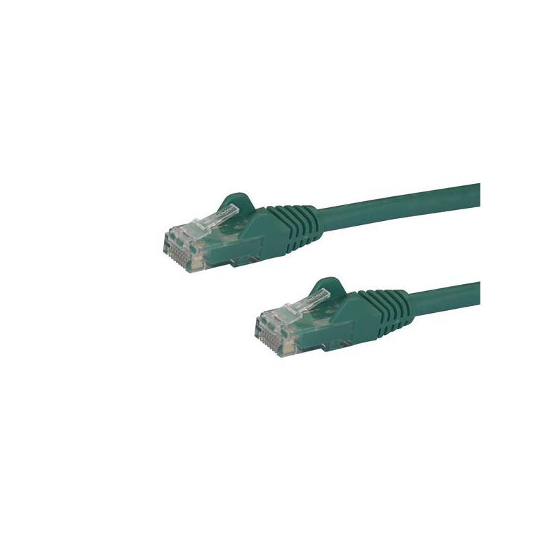 StarTech.com N6PATC10MGN cavo di rete Verde 10 m Cat6 U/UTP (UTP)