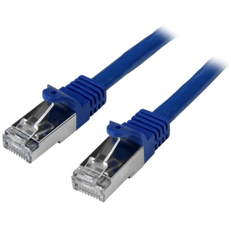 StarTech.com Cavo di rete Cat6 Ethernet Gigabit - Cavo Patch RJ45 SFTP da 50 cm - Blu