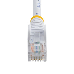 StarTech.com Cavo di Rete da 50cm Bianco Cat5e Ethernet RJ45 Antigroviglio