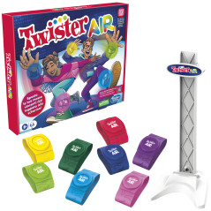 Hasbro Gaming Twister Air, gioco Twister con app per realtà aumentata, si collega a dispositivi smart, giochi attivi per feste,