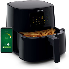 Philips Essential 3000 Serie XL Connesso HD9280/70 Airfryer, 6.2L, Friggitrice 14-in-1, App per ricette