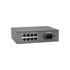 LevelOne FEP-0812 switch di rete Fast Ethernet (10/100) Supporto Power over Ethernet (PoE) Nero