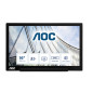 AOC 01 Series I1601FWUX Monitor PC 39,6 cm (15.6") 1920 x 1080 Pixel Full HD LED Argento, Nero