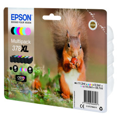 Epson Squirrel Multipack 6-colours 378XL Claria Photo HD Ink