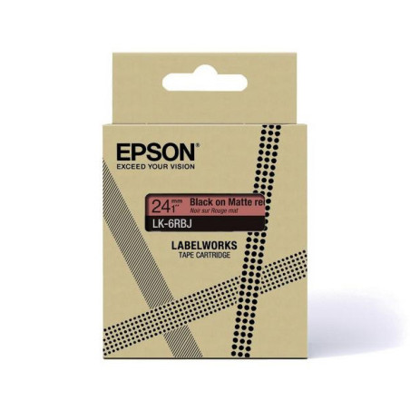 Epson C53S672072 etichetta per stampante Nero, Rosso