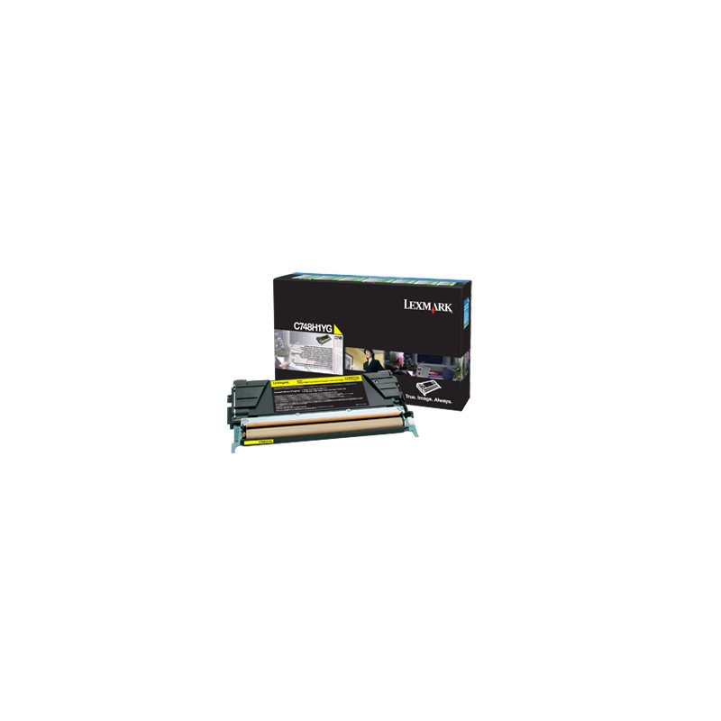 Lexmark C748H1YG cartuccia toner 1 pz Originale Giallo