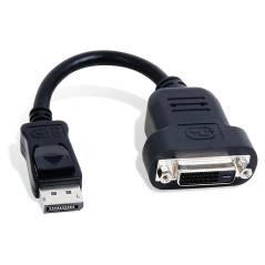 Matrox CAB-DP-DVIF cavo e adattatore video 0,2 m DisplayPort DVI-D Nero