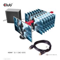 CLUB3D cac-1373 HDMI Nero